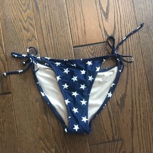 American flag bathing suit bottoms